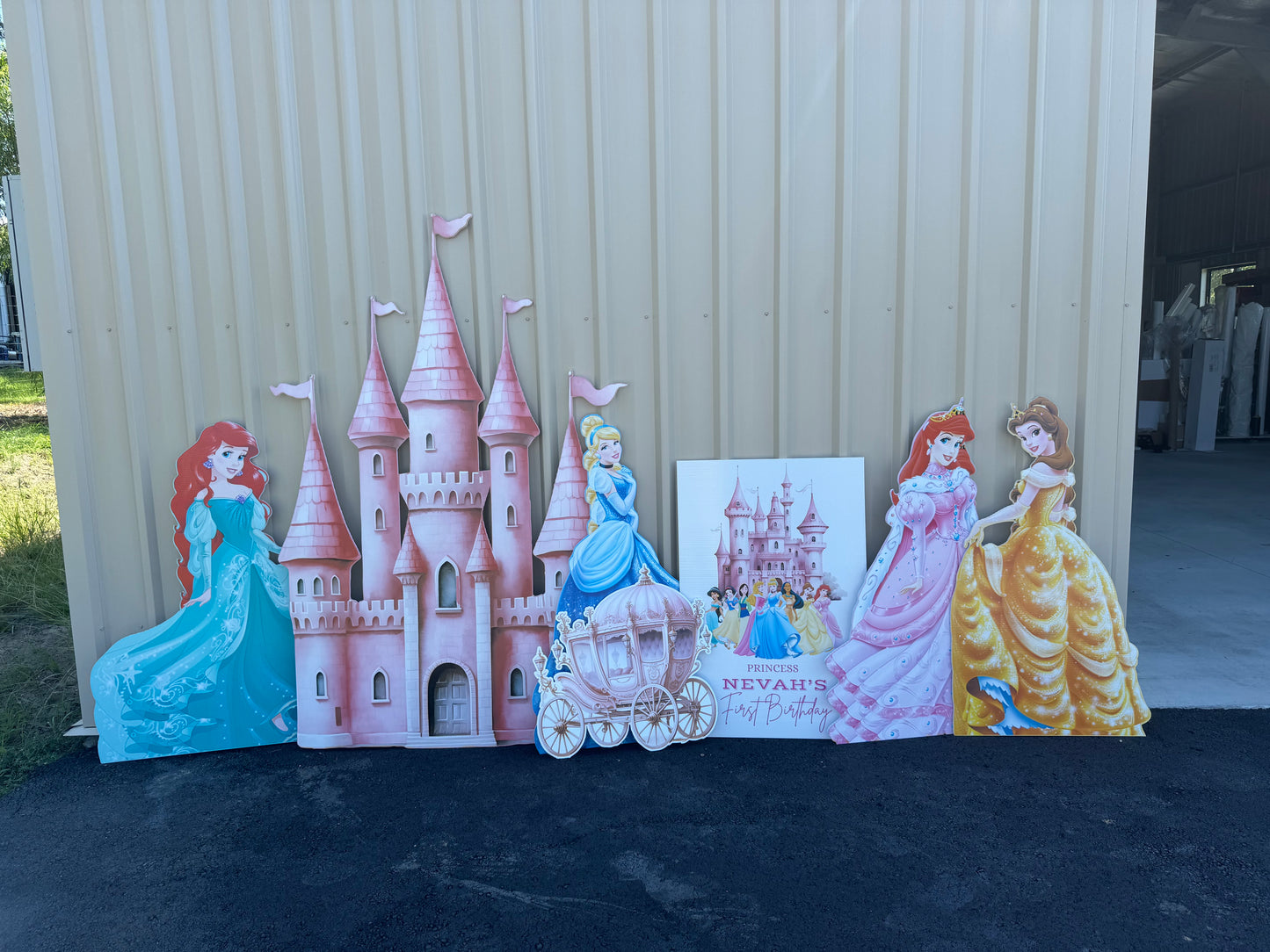 Customised corflute cutouts