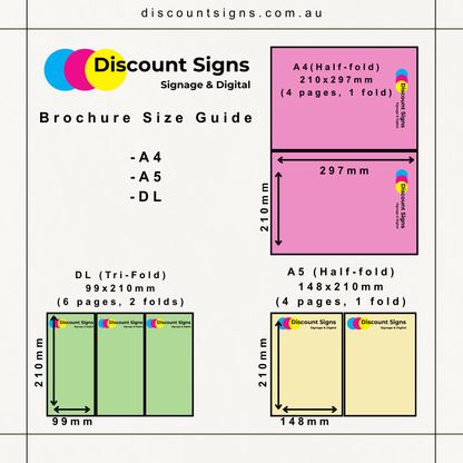 Brochures (Folded) Trifold/Half Fold