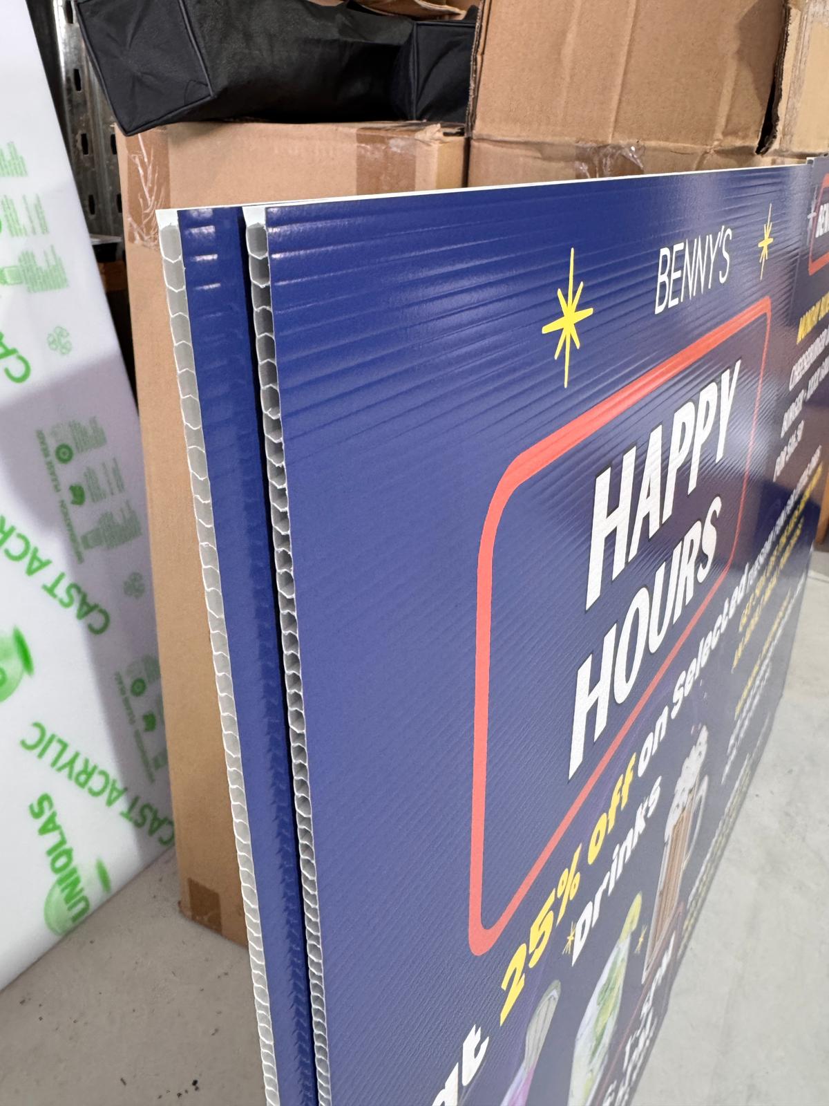 12x 300x450mm Corflute Prints - FREE DELIVERY SOUTH EAST QUEENSLAND - SPECIAL OFFER