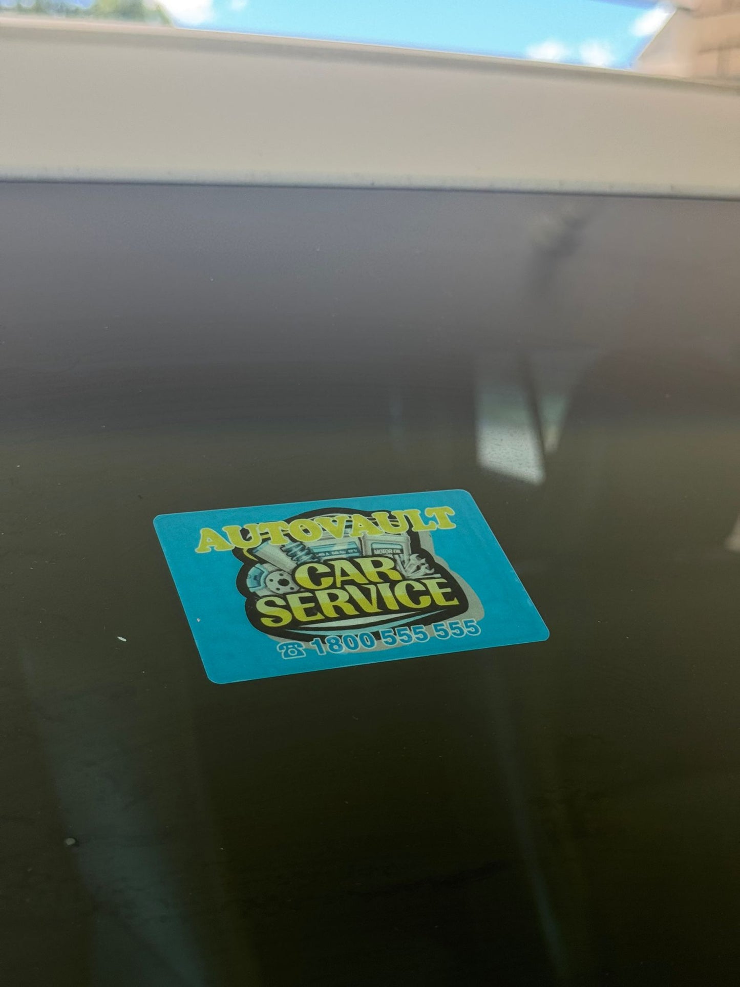 Car service stickers (Oil stickers)